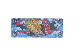 Mouse Pad (borda Grossa Com Travamento, Lavável) Guochao Tapete Grande Para Mesa De Escritório Tapete De Escrita Personalizado Descendentes Do Dragão