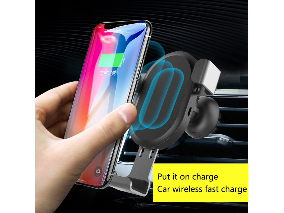 Suporte de Carregador Sem Fio para Carro EOOCOO compatível com telefone e carregamento sem fio