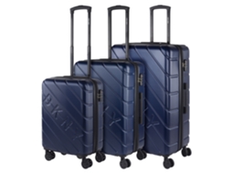 DKNY DKNY-911 Conjunto de Malas Rígidas em Abs Fuzileiro Navalido com Rasto Lateral 50X76X31 Cm 100L