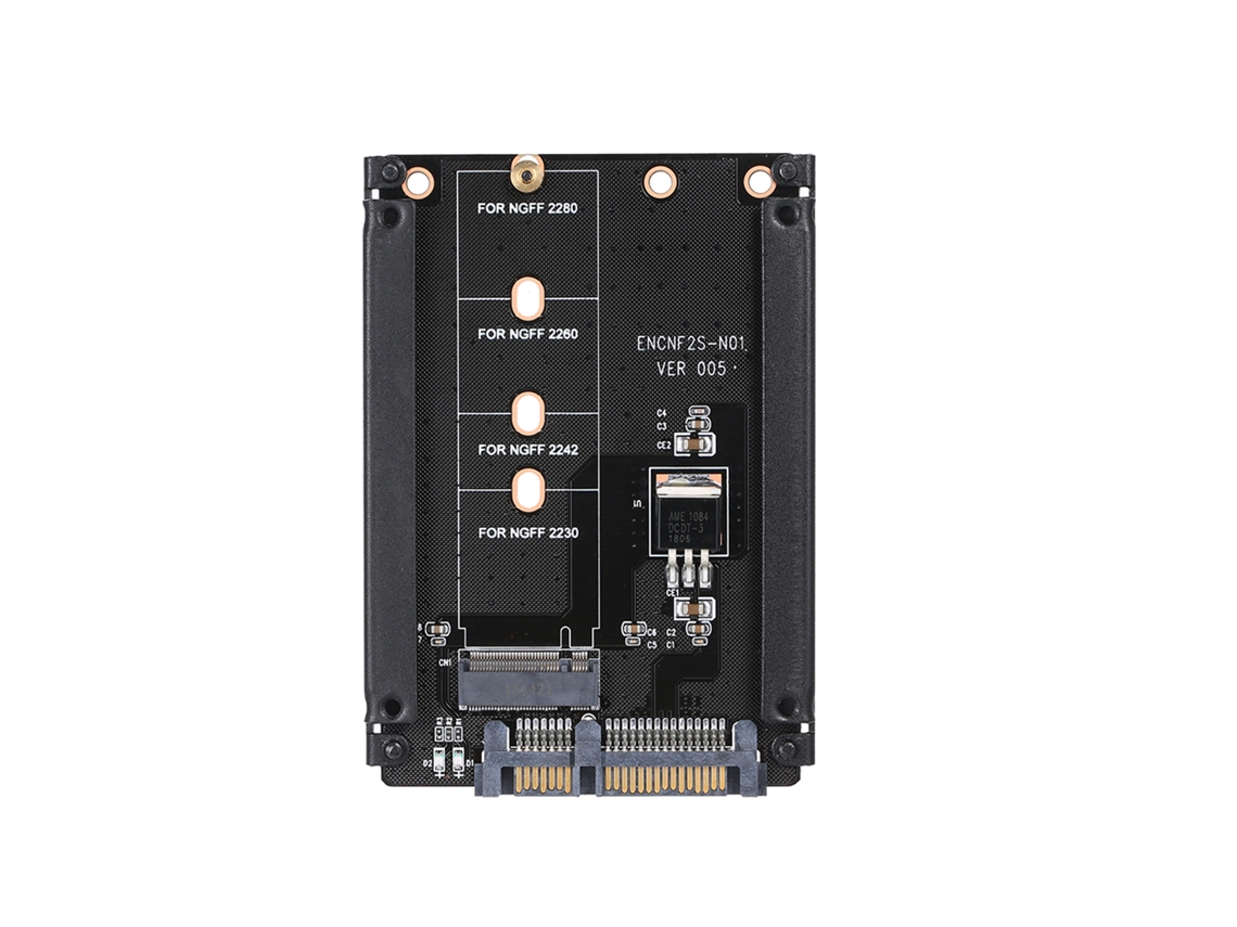 Adaptador Ngff Para Sata (conversão M.2 Para Sata3.0, Suporte A Modelos 2230/2242/2260/2280)
