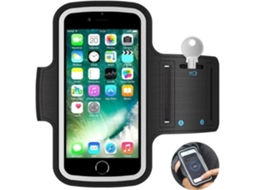 Braçadeira Esportiva Universal - E.f.connection - Para Smartphones De Até 6,0" - Preta