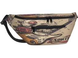 Bolsa de Ombro Unissex para Guitarra Elétrica Grande Capacidade Estilo Casual Ideal para Viagens 38 X 25