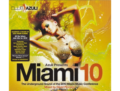 AZULI PRESENTS MIAMI 10 - Varios Artistas [2CD] 2010 .