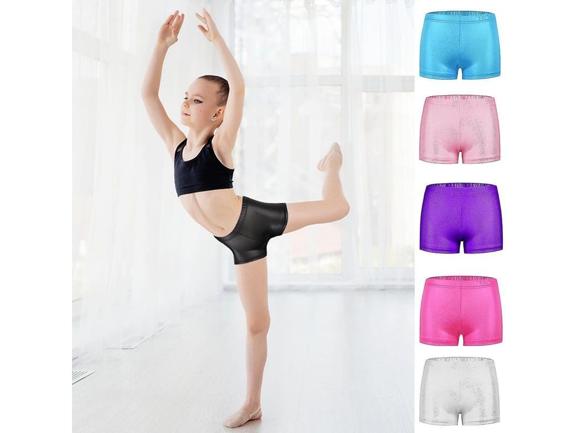 2026 short Gymnastics para Niñas de Alta Calidad Color Brillante para Ballet Danza Y Ejercicio