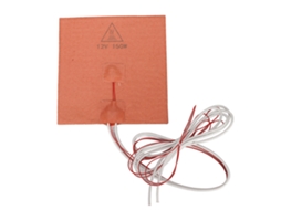Base de aquecimento de silicone resistente a altas temperaturas para impressora 3D, 150x150mm, 12V 150W