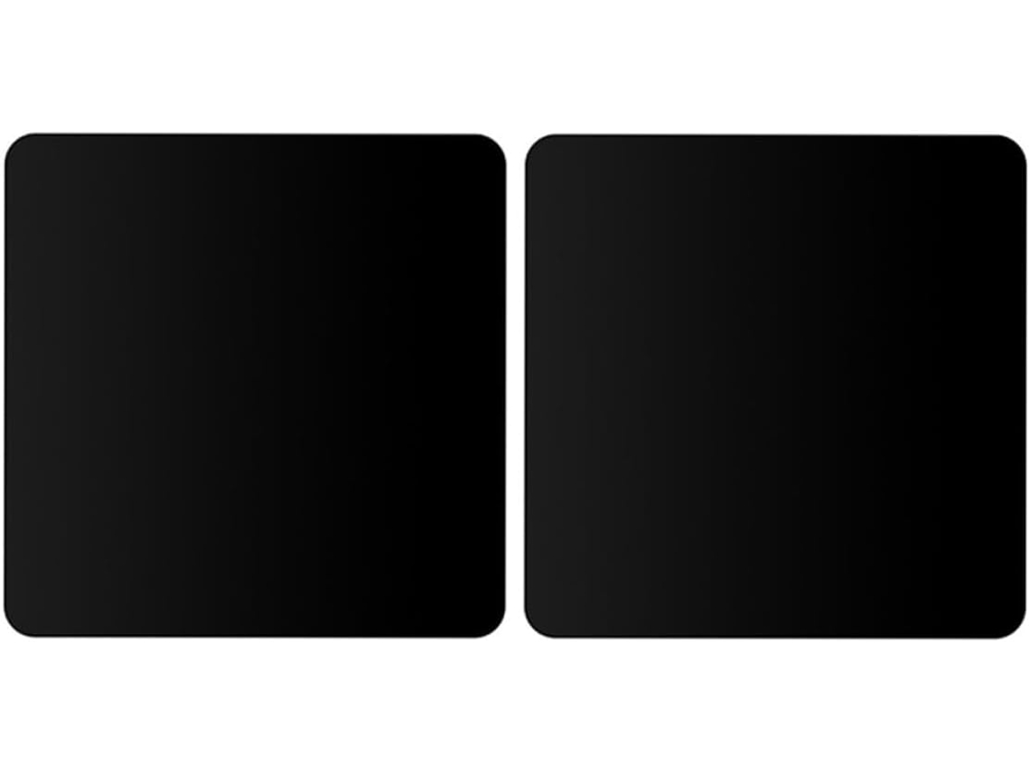 Conjunto de 2 Painéis Fotográficos de Mesa em Acrílico Preto Refletivo. SFUSHOS