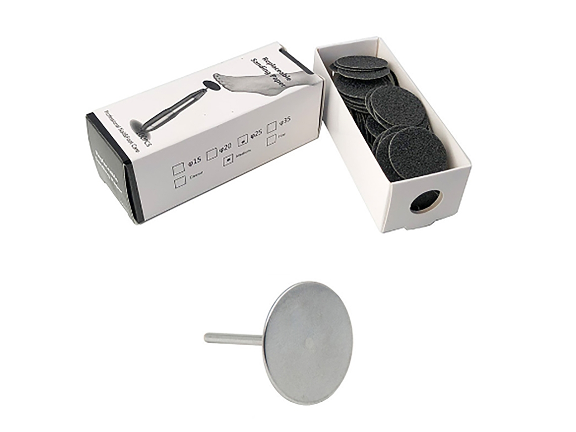 2026altiro-cabezal De Cortador De Uñas Eléctrico De 25 Mm Com 100 Discos De Lixa