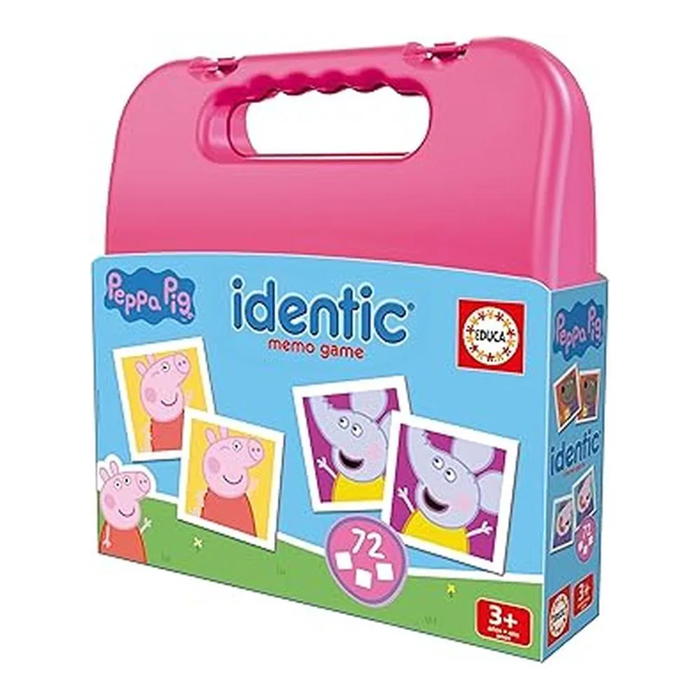 Educa Identic Peppa Pig Juego De Memoria 72 Cartas 20220 Educa Borrasp25