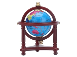 Primerox modelo de Globo Miniatura 1:12 para Casinha de Bonecas com Base Decorativa Educativa