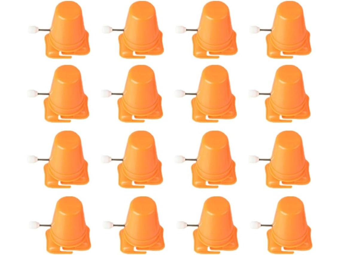 Robô de Brinquedo com Pernas Mecânicas, 60 Peças, Corda, Laranja SFUSHOS