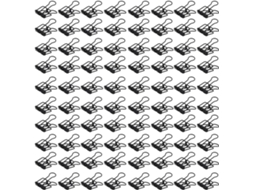Clipes de papel 80-Ocos de 0,7 polegadas, clipes de metal resistentes para uso doméstico, para estudo e para manter a organização da mesa.