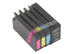 Conjunto de Cartuchos de Tinta Bk C M Y para Officejet Pro 7720 7730 7740 8210 8218 8710 | S/MARCA