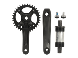 Conjunto de Mancais Mali com Engrenagem 34t BCD 104 em Liga de Alumínio para Bicicleta de Montanha 7/12 Velocidades