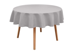 Mantel Redondo Exquisito Impermeable Anti-arrugas Lavable Tela Poliéster 60"