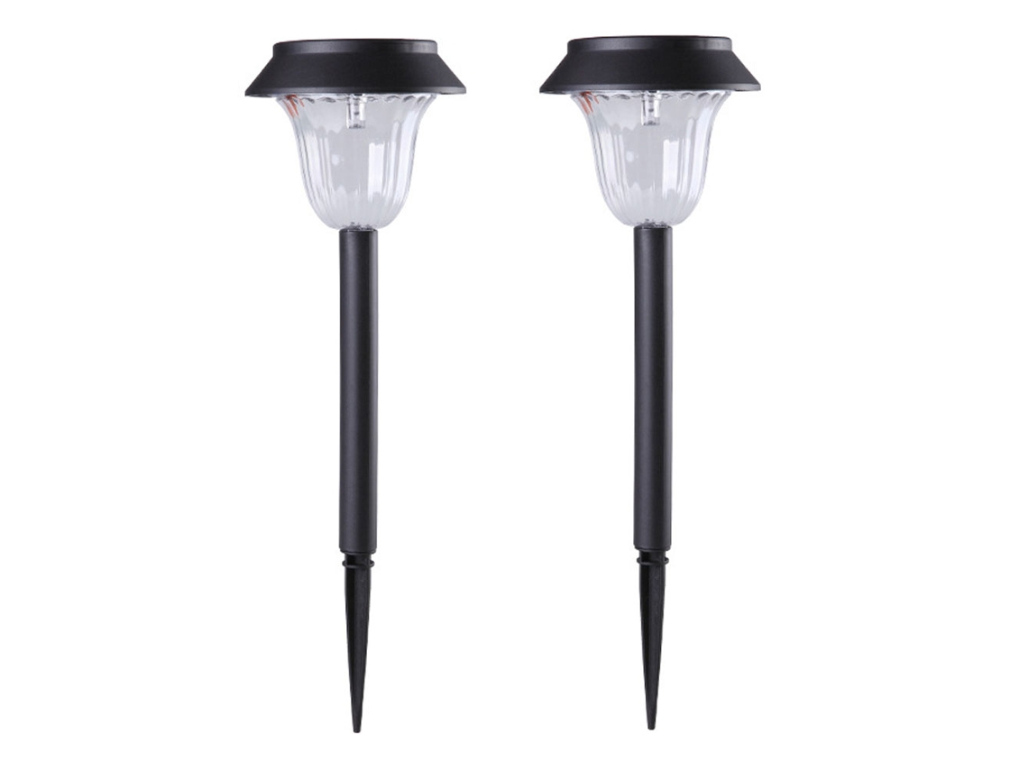 2 Unidades de Luzes Solares para Decoração Externa Movidas a Energia Solar para Passarelas e Jardins