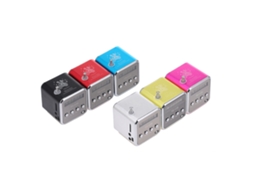 Mini Altavoz Portátil Con Radio Fm, Compatible Con Tarjeta Tf/usb, Reproductor de Mp3 para Teléfono Móvil, Portátil Y Dvd.
