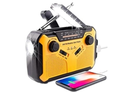 Rádio Meteorológico De Emergência, Carregador Solar Portátil. Olysi Shop
