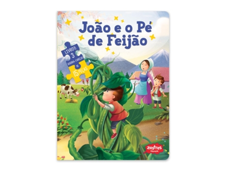 Livro João E O Pé De Feijão Livro Com Quebra-cabeça De Zastras (português Do Brasil)