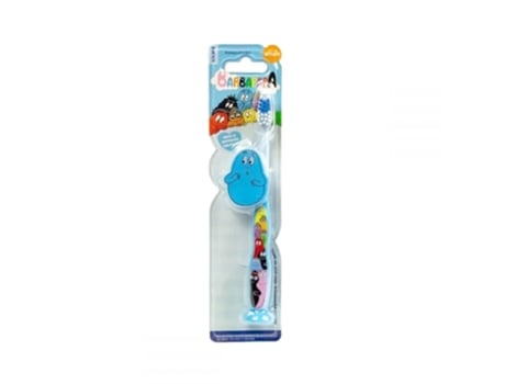 TINOKOU Escova de Dentes Infantil Ergonômica Barbapapa Azul