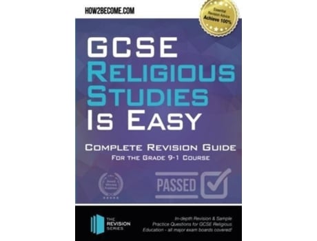 Livro gcse religious studies is easy: complete revision guide for the grade 9-1 course de how2become (inglês)