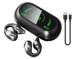 Auriculares Sem Fios Bluetooth 5.2 Design Aberto Som Hi-fi Som Estéreo Cancelamento De Ruído Microfone Para Chamadas Lurelia