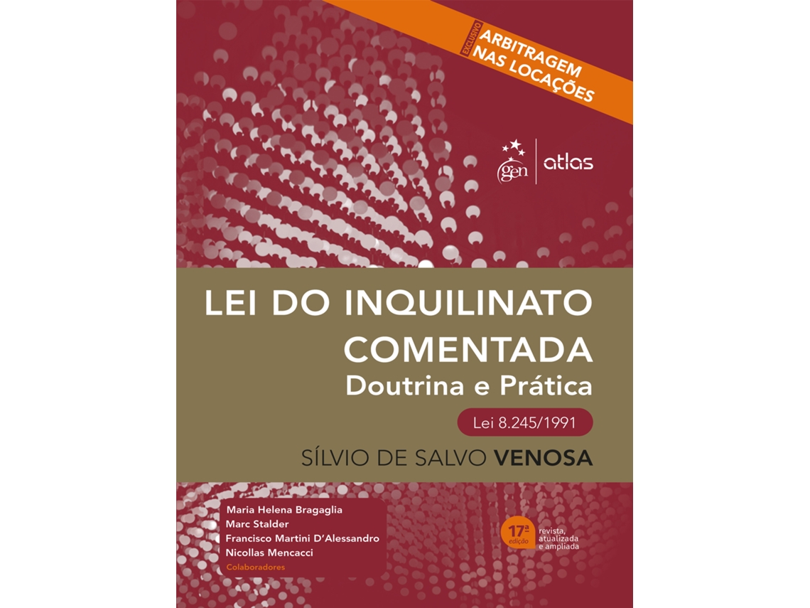 Livro Lei Do Inquilinato Comentada De Sílvio De Salvo Venosa (português)
