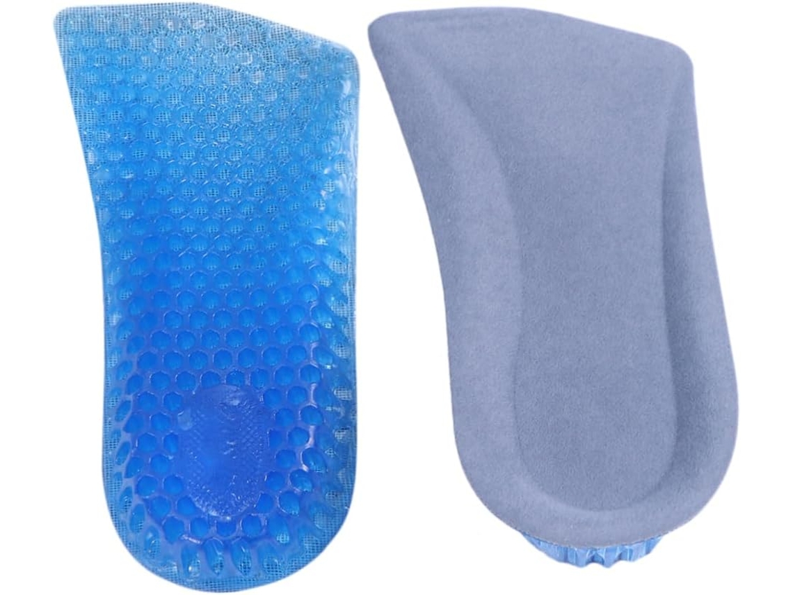 Almofada De Calcanhar Em Gel Com Formato Favo Mel Para Aumentar A Altura Do Calçados Atividades Diárias