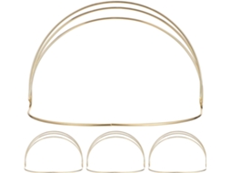 Base Tiara para 4 Ninhadas (peças) - Laços de Cabelo Arame em Ninhadas