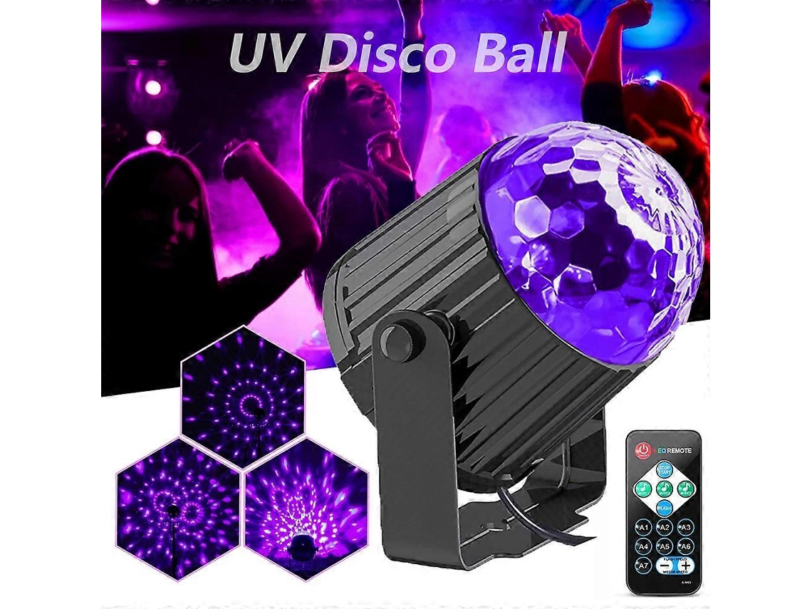Luz Negra Uv Ultravioleta Dj Bola De Discoteca Palco Inundação Luz Negra Para Festa Brilhante Halloween Natal Dança Bar Pôster Fluorescente