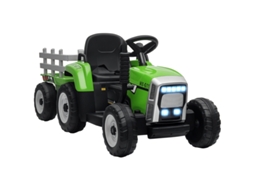 Carro Elétrico Infantil, Trator Infantil, Incluindo Controle Remoto Dos Pais, Velocidade Máxima De 6 Km/h, Verde + Preto Cs