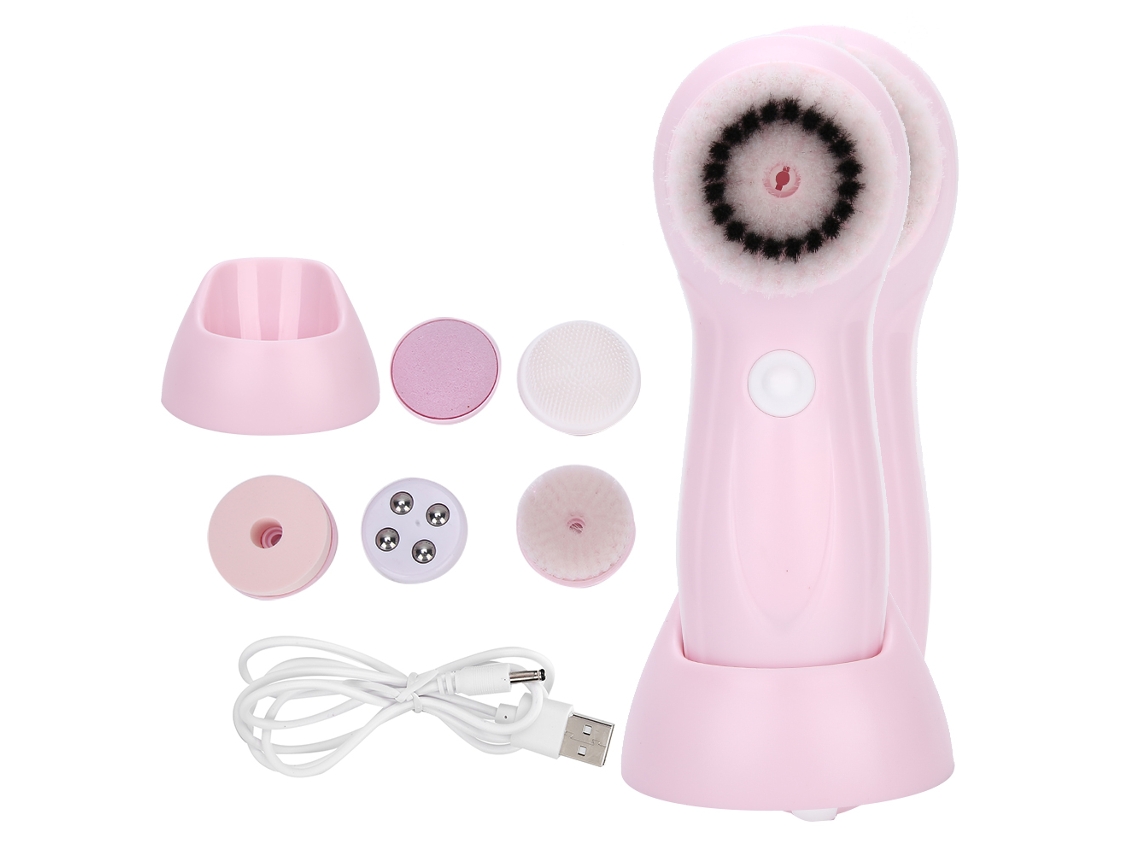 Máquina Limpeza Facial 6 Em 1 Com Carga Usb E Limpeza Profunda