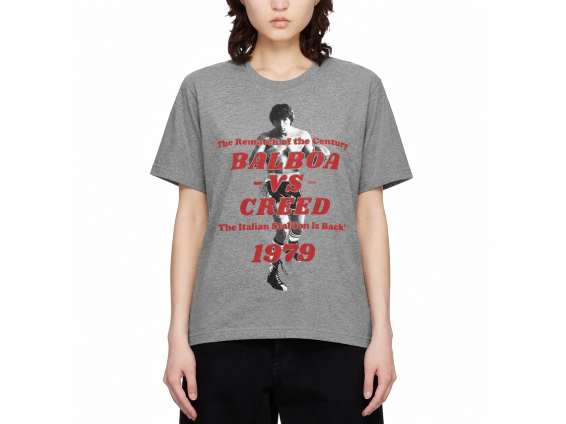 Rockinstone Rocky Rematch Graphite Heather T-shirt Size:m