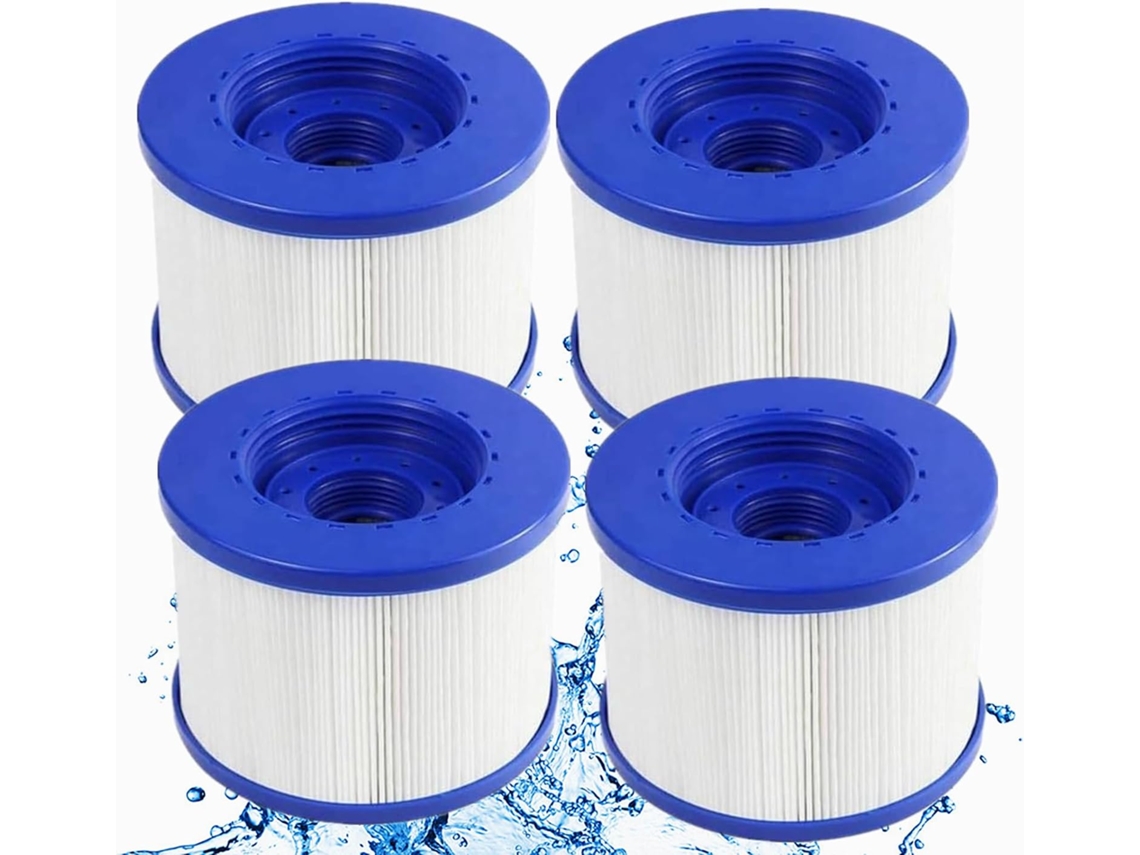 Cartuchos De Filtro Spin On Para Spas Infláveis Zeuxo (pacote Com 4)