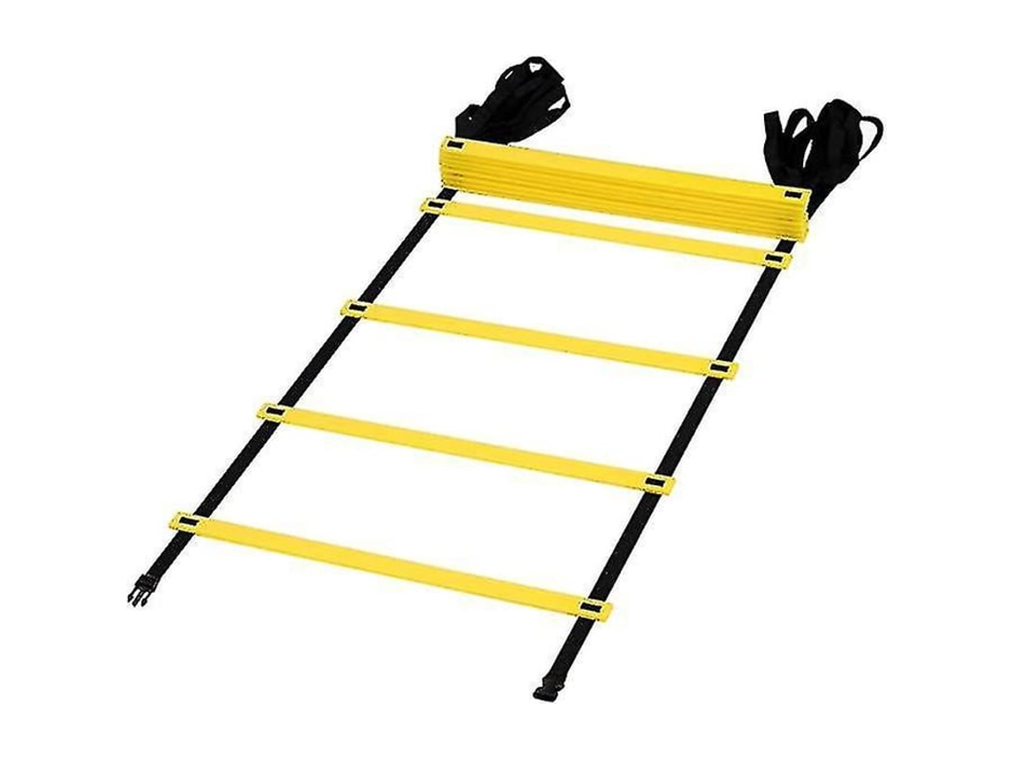 Escada De Treinamento De Agilidade 4m Amarela Para Velocidade E Força Muscular Esportiva