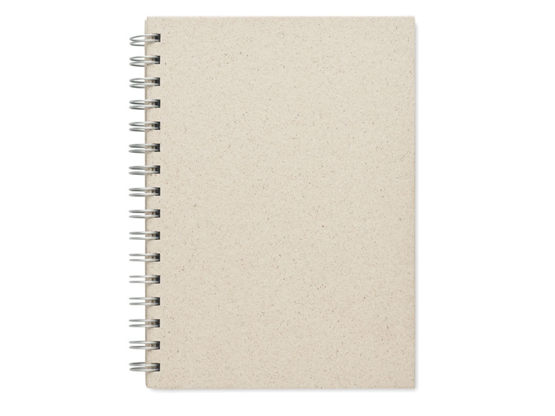 Libreta Anillas A5 Papel Hierba MIDOCEAN
