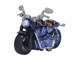 Primerox modelo de Motocicleta de Liga Alta Simulação Brinquedo Retrocesso para Crianças Azul