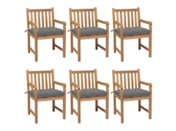 Garden Chair, Garden Chairs Vidaxl Cinzeto Madeira (n/a)