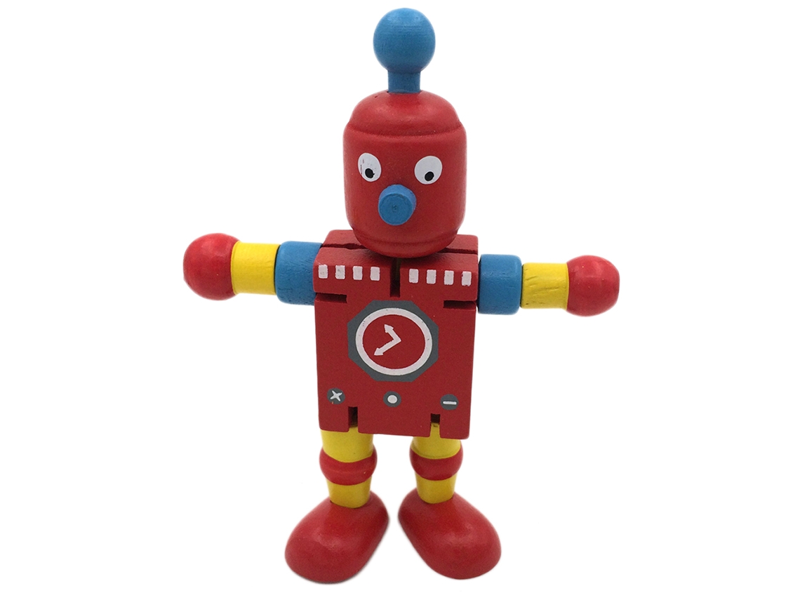 Mali marionete de Noz de Madeira Robôs Brinquedos de Ação com Articulações Flexíveis Presente para Crianças