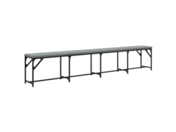 Dining Bench, Dining Benches Vidaxl Cinzeto Madeira Processada (248 X 32 X 45 Cm)