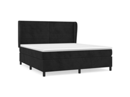 Box Spring Bed, Box Spring Beds Vidaxl Preto Veludo (180 X 200 Cm)