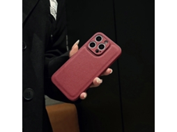 Capa Para Iphone 17 Air Com Estampa De Âncora Vermelha E Adesivo Simples.