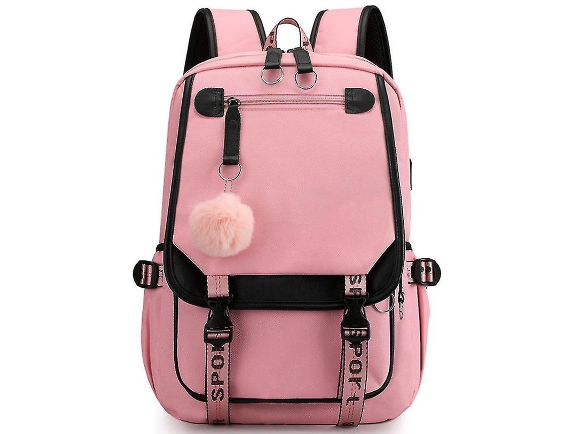 Mochila Escolar Estudiante de Viaje de Ocio Ligera com Amplio Espacio e Material Nylon Resistente 3 S/MARCA