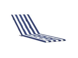 Deck Chair Cushion, Deck Chair Cushions Vidaxl Azul Poliéster (n/a)