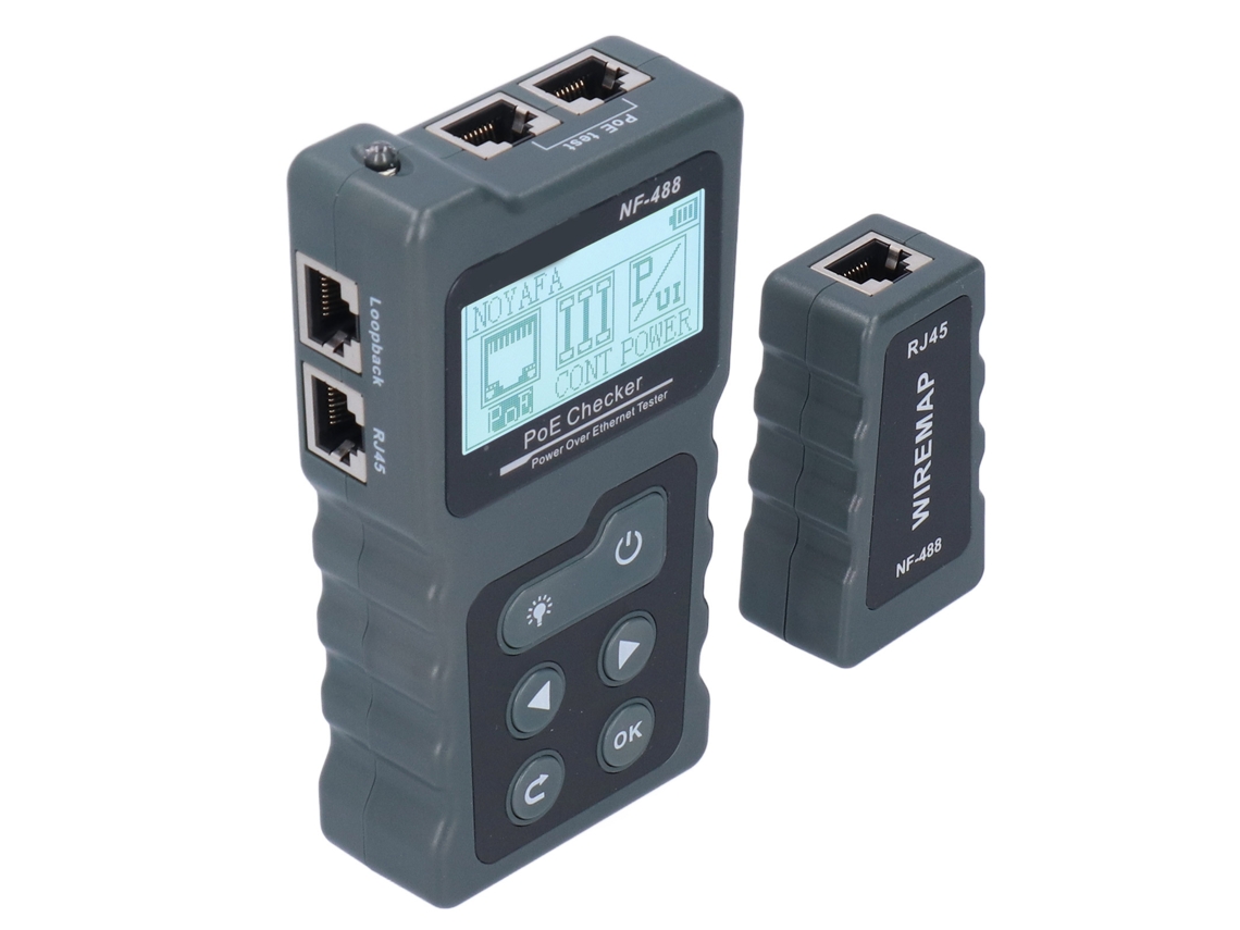 Laxiscreed Poe Tester Com Identificação Automática E Deteção De Energia Para Redes Seguras