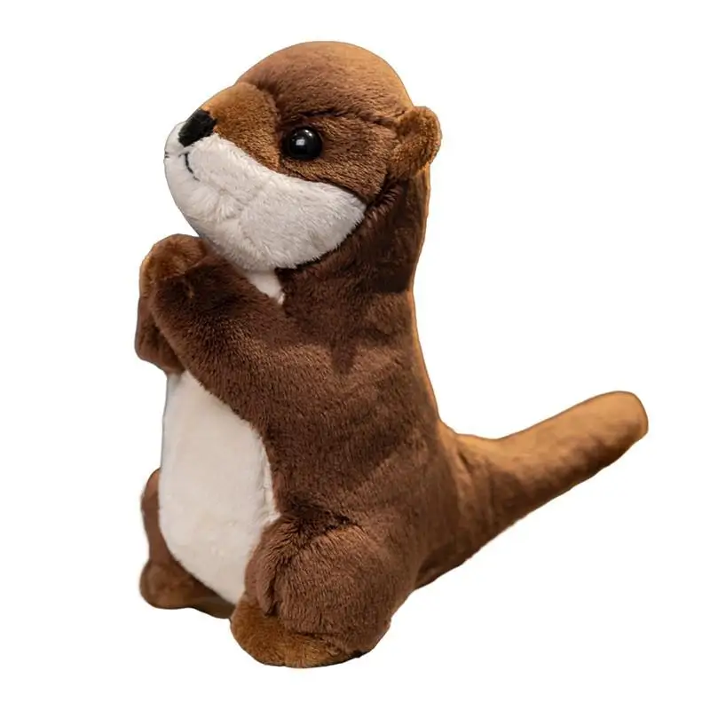 Brinquedo de Pelúcia de Lontra Super Fofo. Decoração para Quarto. MDUG (19 Cm)