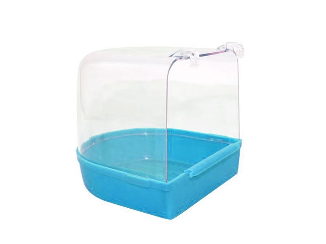Banheira para Pássaros, Acessórios para Gaiola de Papagaio, Periquito, Canário e Conure AQUAFORGE