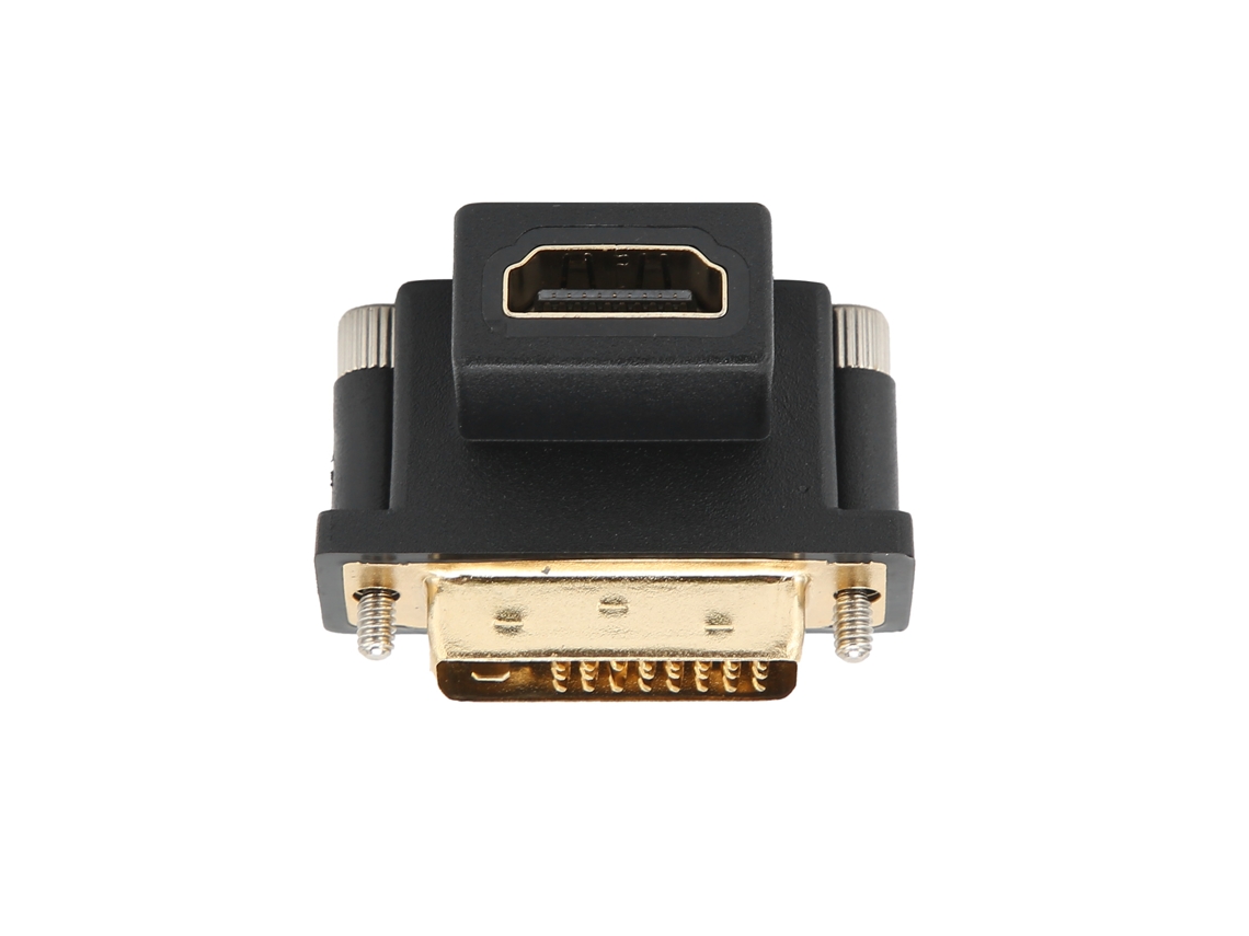 Conversor De Monitor De Conexão Hdmi Para Dvi Com Cotovelo Superior De 90° Fêmea Para Macho