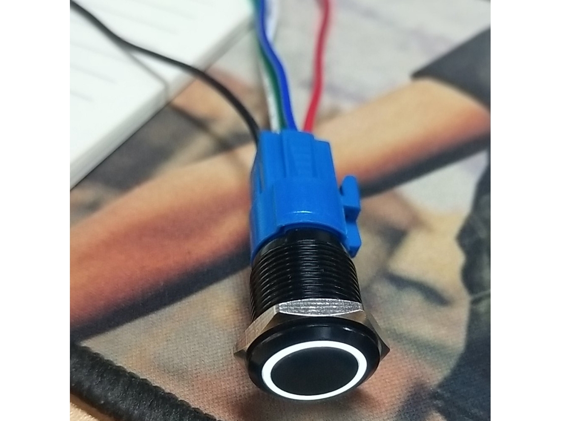 Laxiscreed Soquete De Interruptor De 10 Botões Fogo-retardante Com Interface De 5 Pinos 16mm