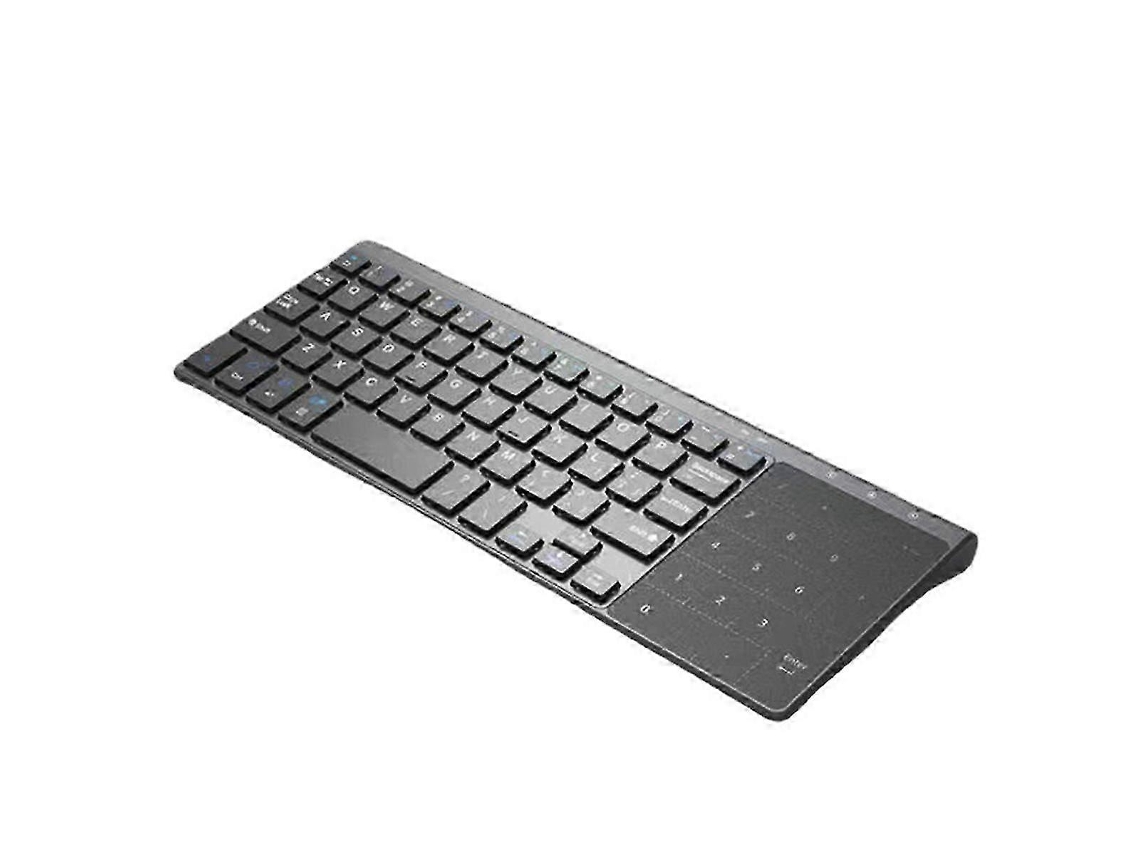 Teclado Touchpad Sem Fio 2.4g Com 59 Teclas, Teclado Numérico, Mini Teclado Portátil Ultrafino Para P Ly Ebike
