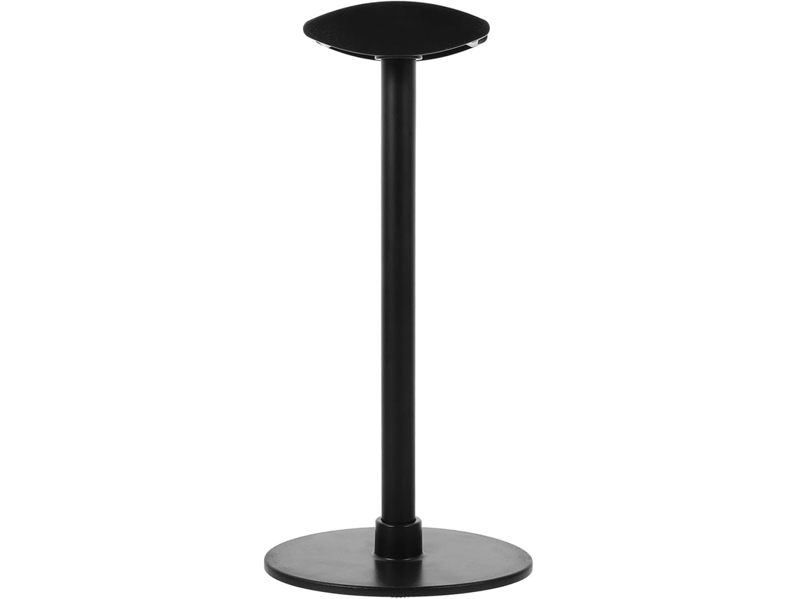 Suporte Para Fones De Ouvido Destacável, Resistente E Fácil De Montar, Em Liga De Alumínio Preta, Com Design